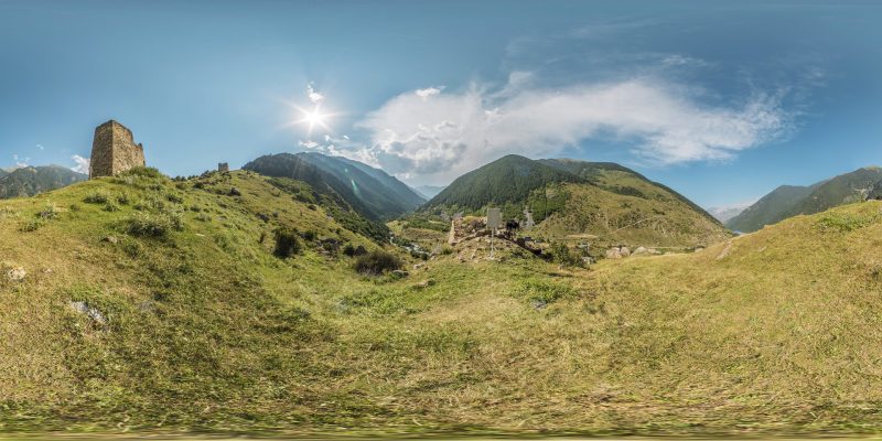 Ахсау. ПП Башни Телакуровых и Саракаевых